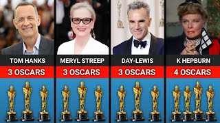 Actors With The Most Oscars  Most Academy Award Winning Actors [upl. by Marley]