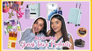 Reviewing Shark Tank Products ft Gopali 🦈😳😍  thebrowndaughter [upl. by Annaigroeg622]