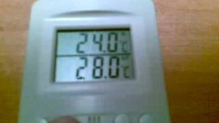 A thermometer with error in operation of alarm [upl. by Richia]