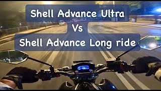 Shell Advance Ultra vs Shell Long Ride Fully Synthetic  Engine Oil comparison  The StreetSoul [upl. by Bethany]