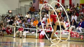 10th World Championships in Wheel Gymnastics Day 4 Senior Woman Spiral Final Svenja Trepte 2st place [upl. by Muhcon]