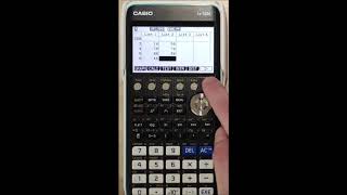 ANDREEs Casio fxcg50  Statistiken erstellen [upl. by Genie]