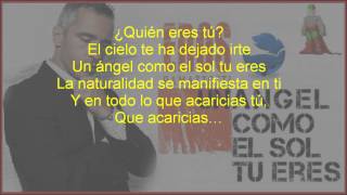 Quien eres tu  Eros Ramazzotti Letra [upl. by Noyes546]