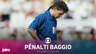 Copa 94 Pênalti de Roberto Baggio em vários idiomas [upl. by Breana]