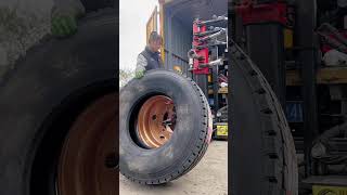 Truck Puncture Tire amp Wheel Replacement Outdoor Rescue [upl. by Harbert]