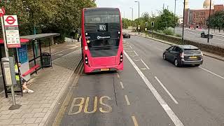 Route 422 North Greenwich Bus Station to Bexleyheath Town Centre FAST JOURNEY [upl. by Satterlee]