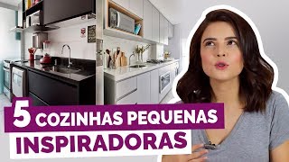 5 COZINHAS PEQUENAS E PLANEJADAS INSPIRADORAS prefiro a 4ª  DicaDaPâ [upl. by Elam]