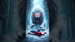 Spiderman amp Superman and flash man VS Ghost Rider amp Lion and Bear battle figth shortsavengersai [upl. by Holmen880]