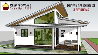 Modern House Design with 3 Bedrooms [upl. by Babby]