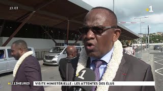 Philippe Vigier à Mayotte  les attentes des Elus [upl. by Ahso217]