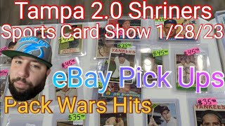 Tampa FL Sports Card Show Shriners Location 12823 Vintage Cards New Pick Ups amp Some packwars hits [upl. by Persis]