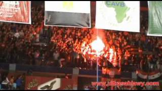 Ultras AhlawyChantالليلة خلاص حنكي wiz Pyroshow 28042011 [upl. by Wein]