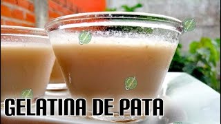 Gelatina de pata de res colágeno puro y natural Receta [upl. by Ralat]