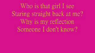 Reflectionchristina Aguilera lyricswmv [upl. by Noside]