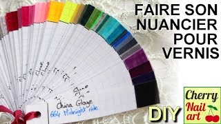 DIY Faire un nuancier vernis a ongles [upl. by Elberta]