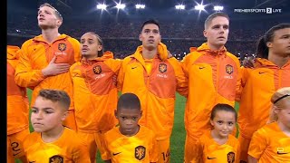 Netherlands vs France National Anthem  EURO 2024 Qualifiers [upl. by Stockmon]