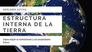 ESTRUCTURA INTERNA DEL PLANETA TIERRA Núcleo manto Mesosfera litosfera y corteza GEOLOGÍA [upl. by Jos]