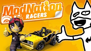 Modnation Racers  Playstations Mario Kart But Kinda Better  Batstewie [upl. by Ahsaercal]