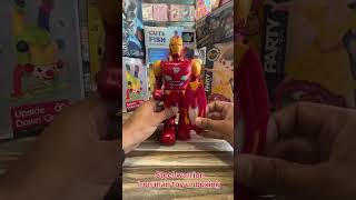 Satisfying unboxing Iron man steel warrior toy shorts youtubeshorts prezzievilla toys 2024 [upl. by Caswell]