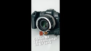 How to make Canon RF Teleconverter work with EF Lens [upl. by Voleta700]