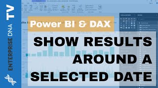 Show Days Before Or After A Selected Date  Advanced Power BI Visual Techniques [upl. by Aevin]