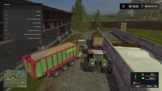 Farming Simulator 17 feeding cows the easy way [upl. by Recneps594]