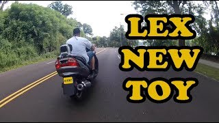 Vlog 185  I TEST RIDE A SUZUKI BURGMAN 400 SCOOTER [upl. by Boesch]