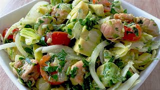 ✨ Ensalada nutritiva saludable y deliciosa para almorzar o cenar 🥗 [upl. by Noerb]