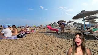 MUST SEE 😲  Badalona beach Spain  4K 2024 Walking Tour beach walk [upl. by Okiram]