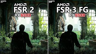 AMD FSR 3 Frame Generation on RX 6500 XT [upl. by Onitsuaf242]