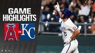 Angels vs Royals Game Highlights 81924  MLB Highlights [upl. by Luzader]