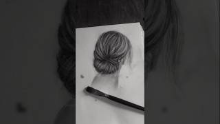 😱How to draw hair 🍂look like real shorts shortsvideo [upl. by Nnylyma28]