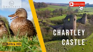 Chartley Castle castle maryqueenofscots ruin ruins medieval drone [upl. by Eimoan]