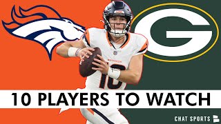 Broncos vs Packers NFL Preseason Week 2 Preview 10 Broncos Players To Watch For [upl. by Myles876]