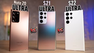 S22 Ultra vs S21 Ultra vs Note 20 Ultra  We were Shocked [upl. by Holder665]