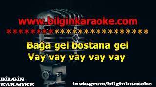 Kubat  Bağa Gel Bostana Gel Karaoke Türkçe [upl. by Annohsat]