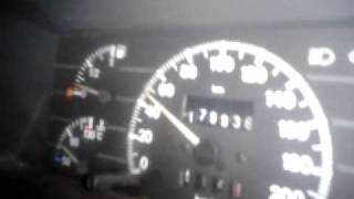 Fiat Tempra 19 TD 90 HP Acceleration 0100 kmh [upl. by Carlile663]