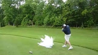 Tommy hits the exploding golf ball [upl. by Pollard]