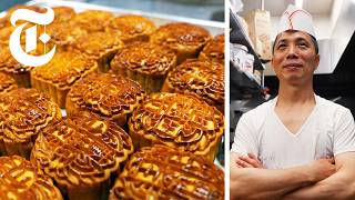 This Bakery Makes Thousands of Mooncakes for the MidAutumn Festival Every Year  NYT Cooking [upl. by Annirak]