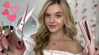 ASMR Neighbourhood Salon Roleplay 🌹 Getting You Ready For A Valentines Proposal jersey accent [upl. by Icak]