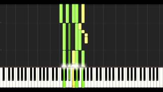 The Bare Necessities  Disney Easy piano tutorial 60 fps [upl. by Jordana966]