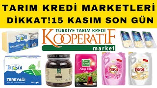 TARIM KREDİ MARKET  15 KASIM TARİHİNE KADAR GEÇERLİ AKTÜEL KATALOG  KAHVALTILIK ÜRÜN ÇEŞİTLERİ [upl. by Palma]