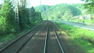 Führerstandsmitfahrt Trier nach Koblenz Mosel Gbf Teil2 [upl. by Jedlicka715]