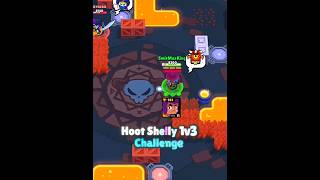 Hoot Shelly 1v3 Challenge 🫡🔥 BrawlStars Duels Challenge [upl. by Ynomrah]