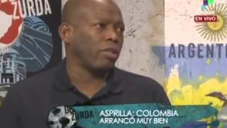 De Zurda con Faustino Asprilla junto a Maradona y Víctor Hugo Morales [upl. by Colpin]