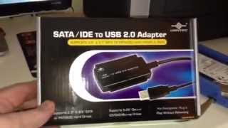 SATAIDE USB Adapter Hard Drive [upl. by Dihahs]