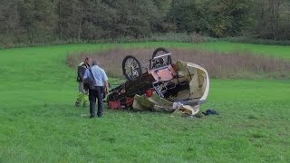 Kutschenunglück mit 8 Verletzten in HennefUckerath am 11102014  OTon Polizei [upl. by Frank997]