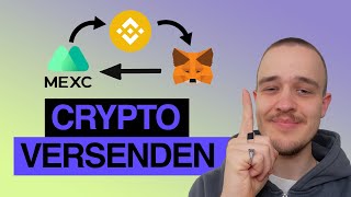 Crypto versenden und empfangen  Einzahlung amp Auszahlung auf Crypto Exchanges [upl. by Harras40]