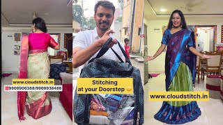 Stitching at Your Doorstep  Online stitching  family Doorstep stitching service [upl. by Rma]