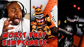 Try Not to Get Scared Challenge  Worst FNAF Jump Scares [upl. by Hacker]